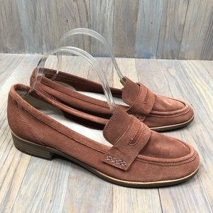 Seychelles Tigers Eye Weekender Suede Loafers 8